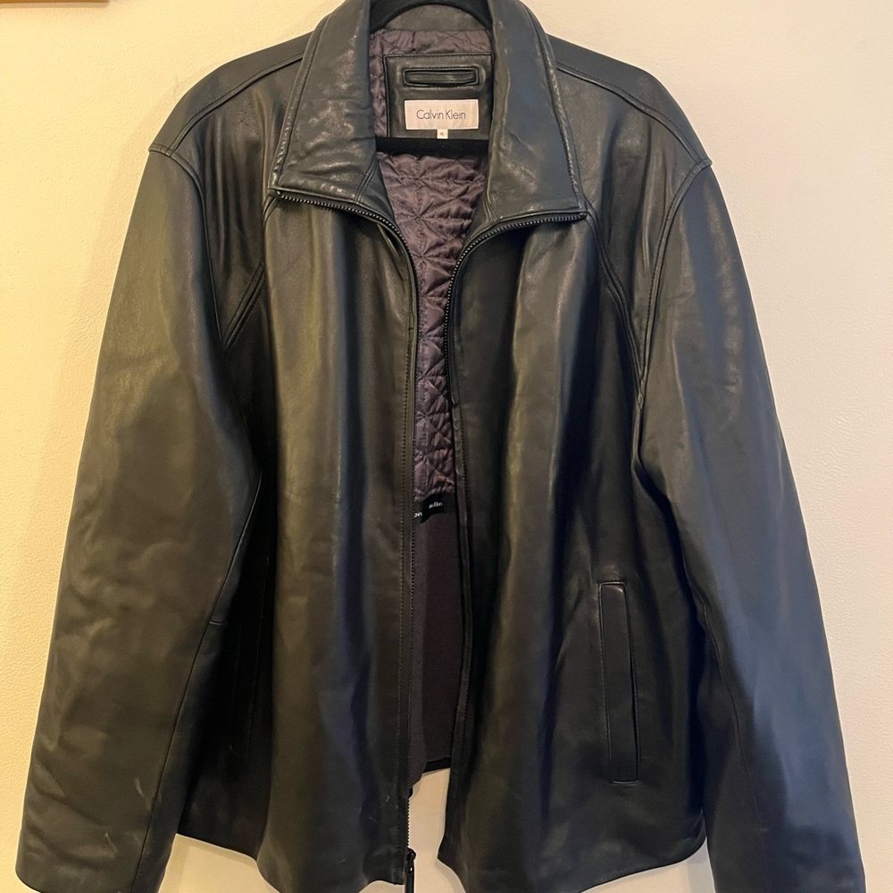 Vintage Calvin Klein Leather Jacket